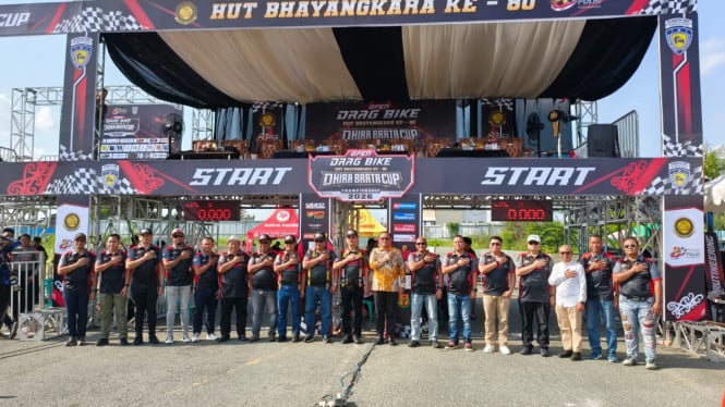 Open Drag Bike Dhira Brata Cup Championship 2026 Resmi Dibuka, Wakapolri: Gas di Sirkuit, Tertib di Jalan